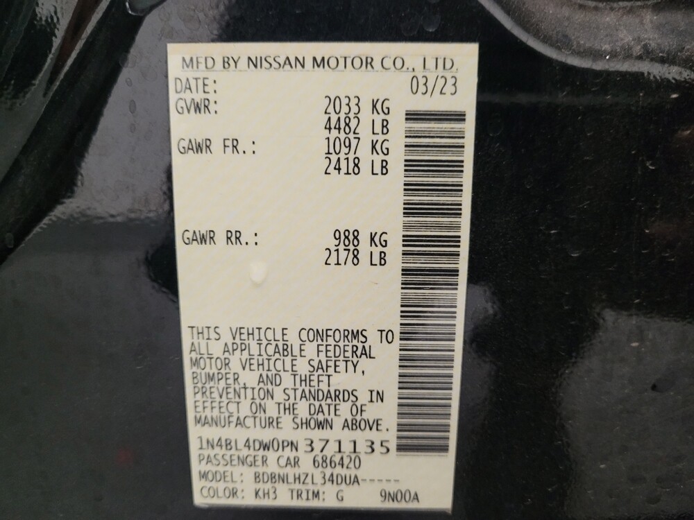 2023 Nissan Altima in Riverside, CA 92504 - 18102191 33