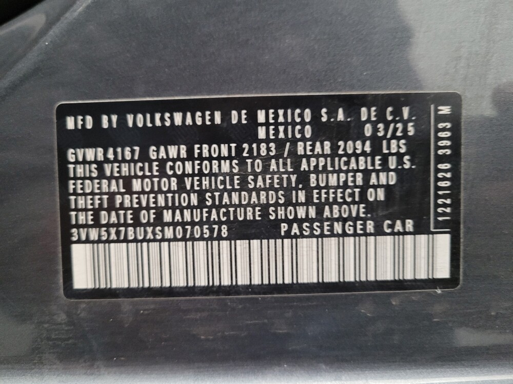 2025 Volkswagen Jetta in Sacramento, CA 95821 - 18102283 33