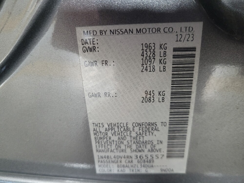 2024 Nissan Altima in Conyers, GA 30094 - 18102314 33