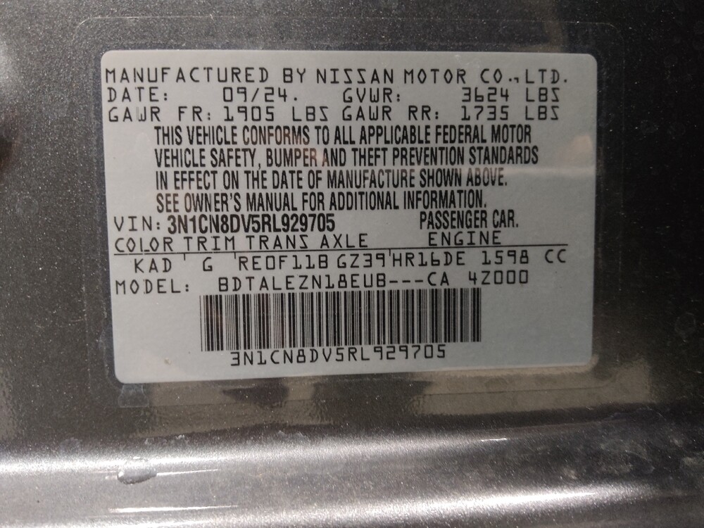 2024 Nissan Versa in Augusta, GA 30907 - 18102337 33