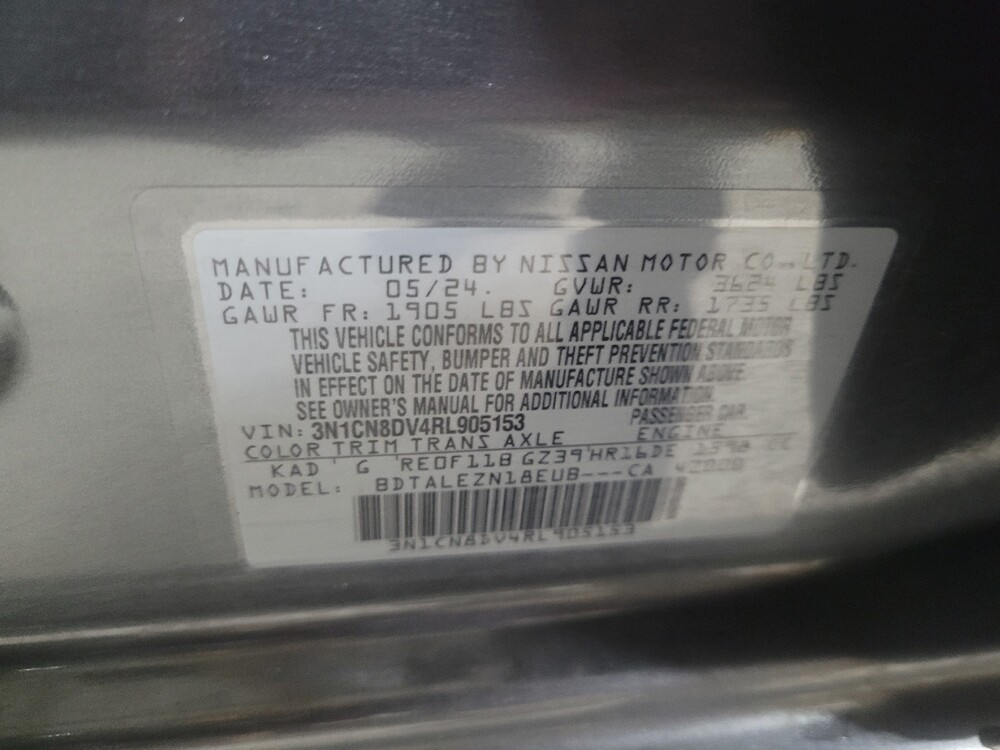 2024 Nissan Versa in Conyers, GA 30094 - 18102400 33