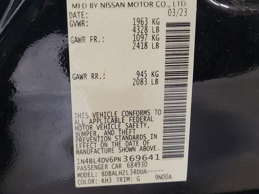 2023 Nissan Altima in Topeka, KS 66611 - 18102421 33