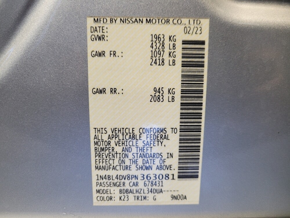 2023 Nissan Altima in Phoenix, AZ 85022 - 18102507 33