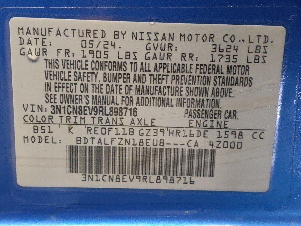 2024 Nissan Versa in Albuquerque, NM 87113 - 18102513 33