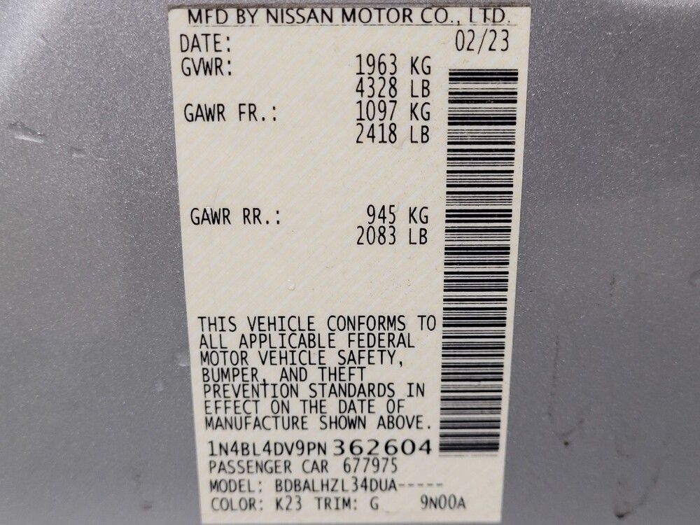 2023 Nissan Altima in Tallahassee, FL 32304 - 18102545 33