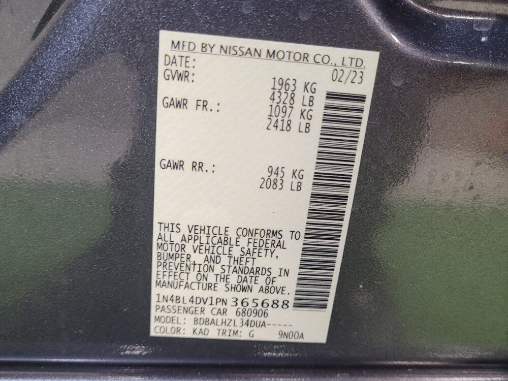 2023 Nissan Altima in Tallahassee, FL 32304 - 18102547 33