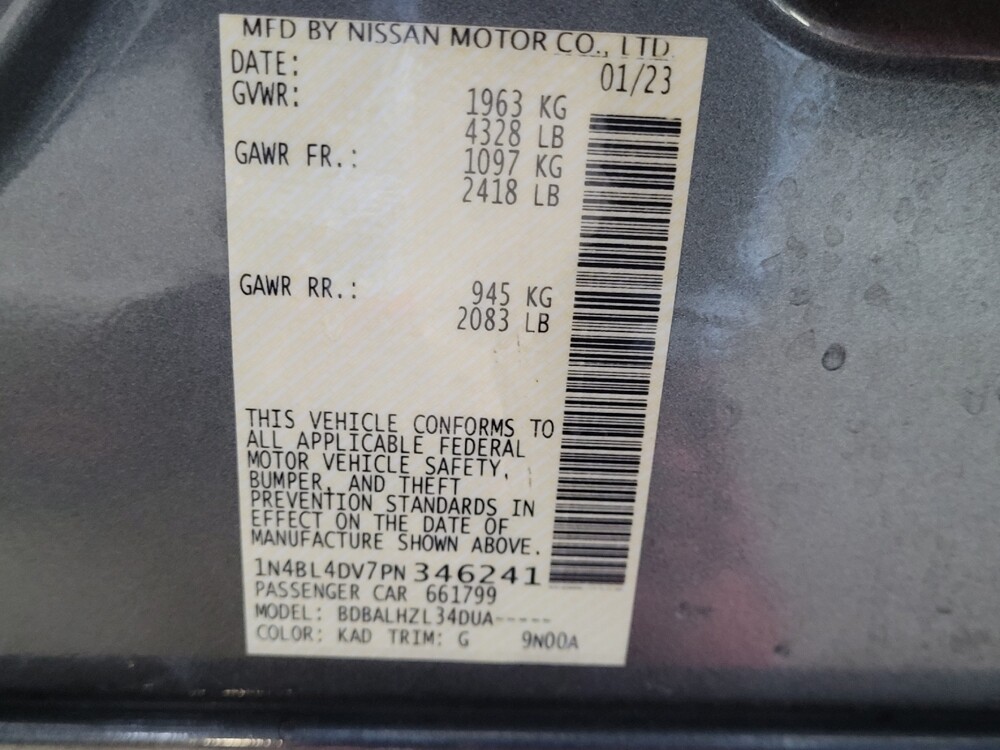 2023 Nissan Altima in Clearwater, FL 33764 - 18102548 33