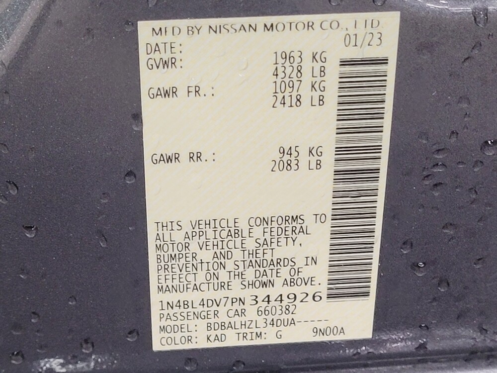 2023 Nissan Altima in Tallahassee, FL 32304 - 18102551 33