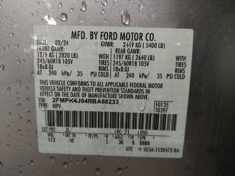 2024 Ford Edge in Albany, GA 31705 - 18102562 33