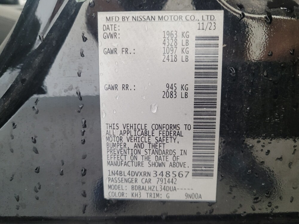 2024 Nissan Altima in Tallahassee, FL 32304 - 18102573 33