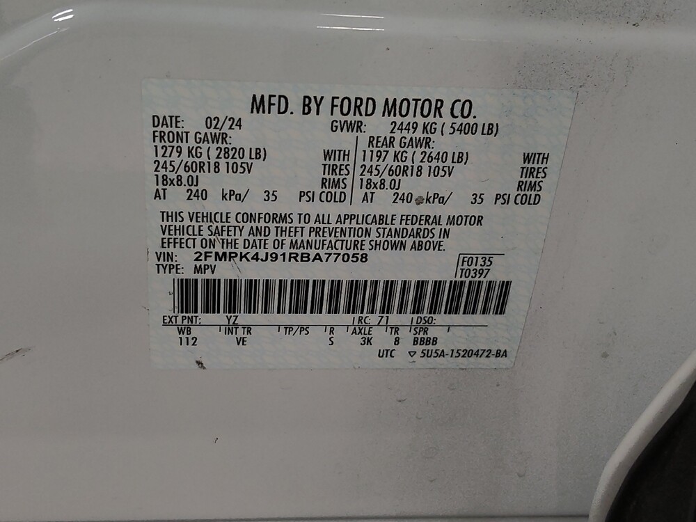 2024 Ford Edge in Tampa, FL 33612 - 18102577 33