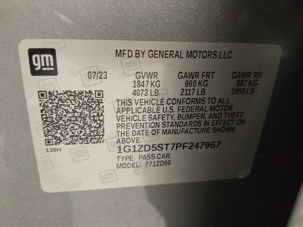 2023 Chevrolet Malibu in Tallahassee, FL 32304 - 18102587 33