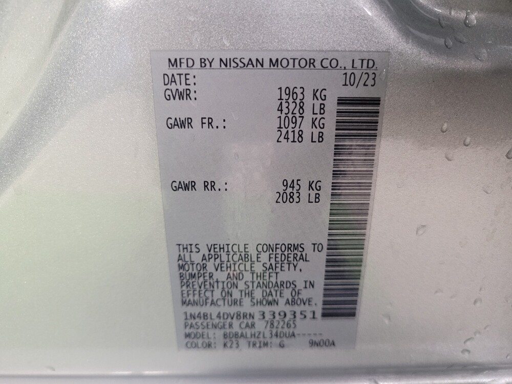 2024 Nissan Altima in Clearwater, FL 33764 - 18102602 33