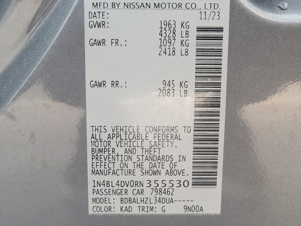 2024 Nissan Altima in Tallahassee, FL 32304 - 18102615 33