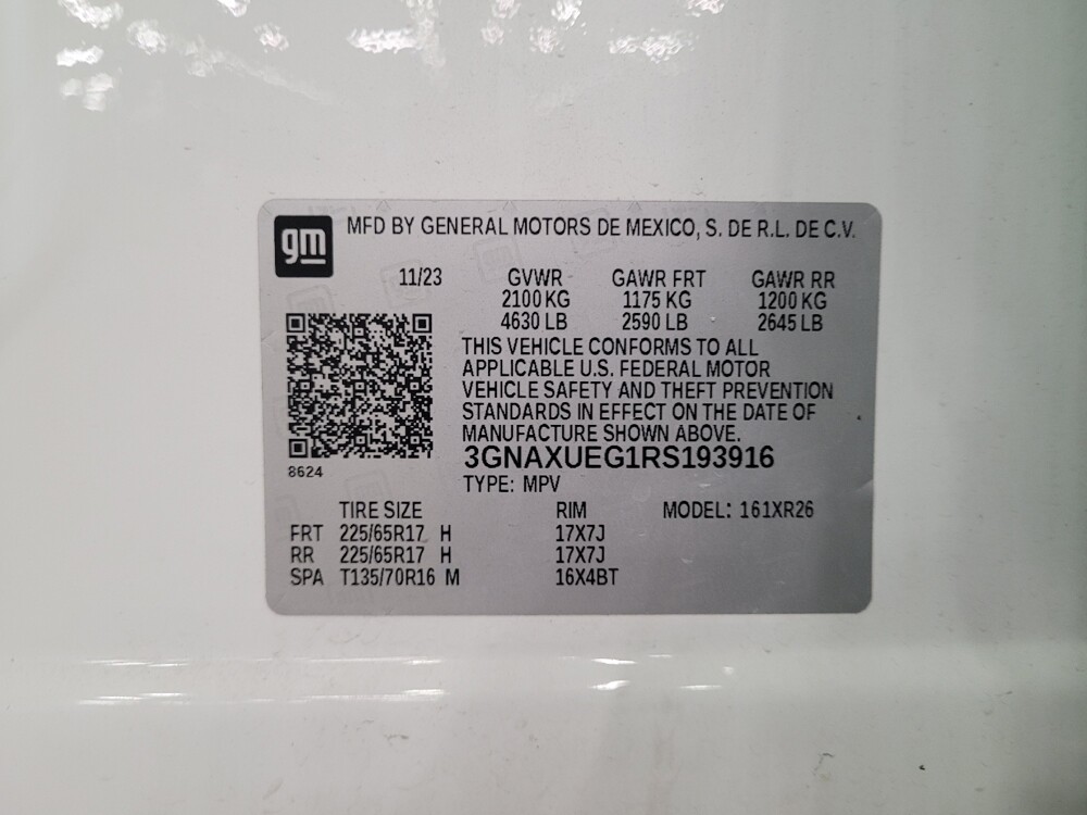 2024 Chevrolet Equinox in Clearwater, FL 33764 - 18102617 33