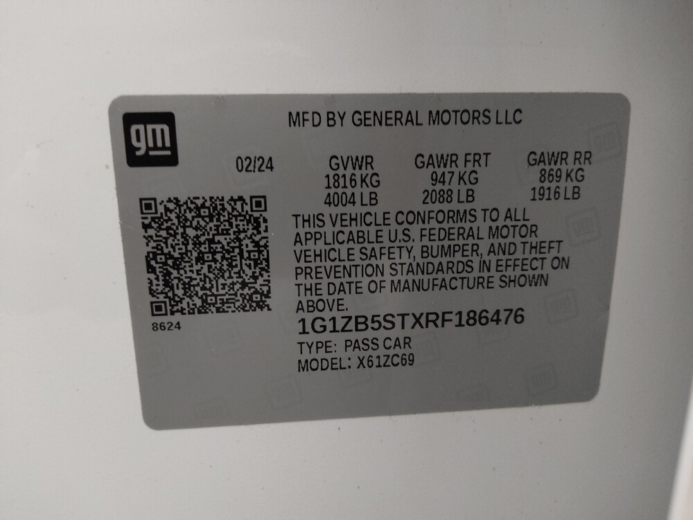 2024 Chevrolet Malibu in Knoxville, TN 37923 - 18102626 33