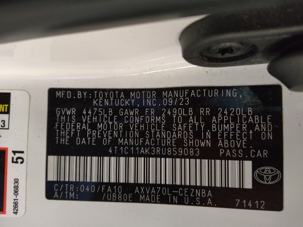 2024 Toyota Camry in Tampa, FL 33612 - 18102651 33