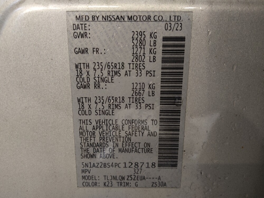 2023 Nissan Murano in Tampa, FL 33612 - 18102662 33