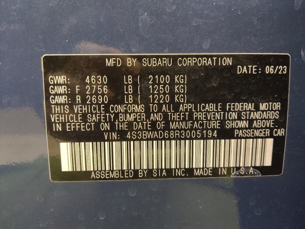 2024 Subaru Legacy in Tallahassee, FL 32304 - 18102672 33