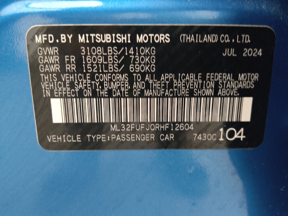 2024 Mitsubishi Mirage G4 in Clearwater, FL 33764 - 18102673 33