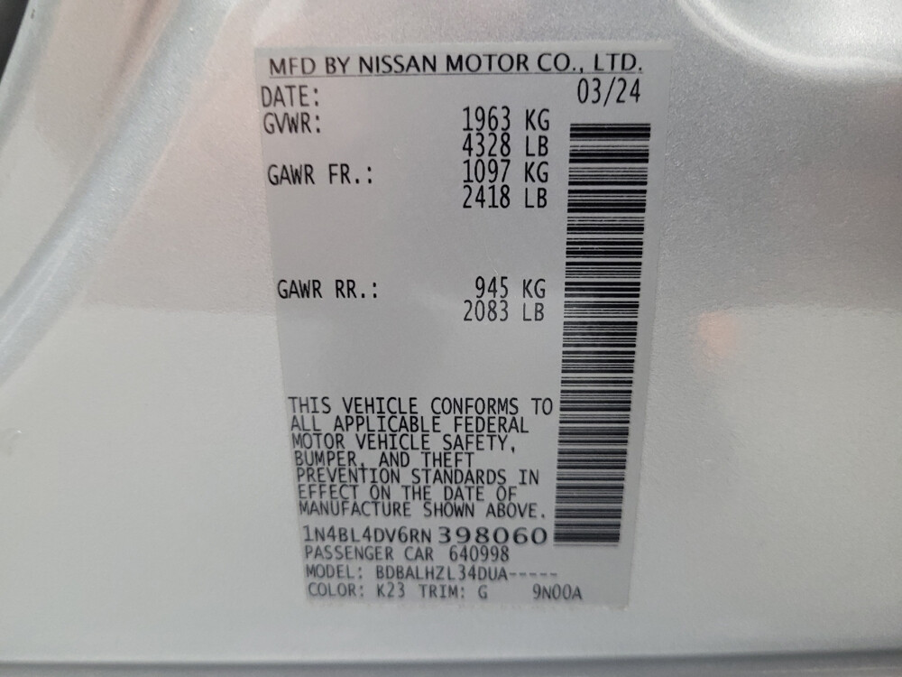 2024 Nissan Altima in Las Vegas, NV 89104 - 18102678 33