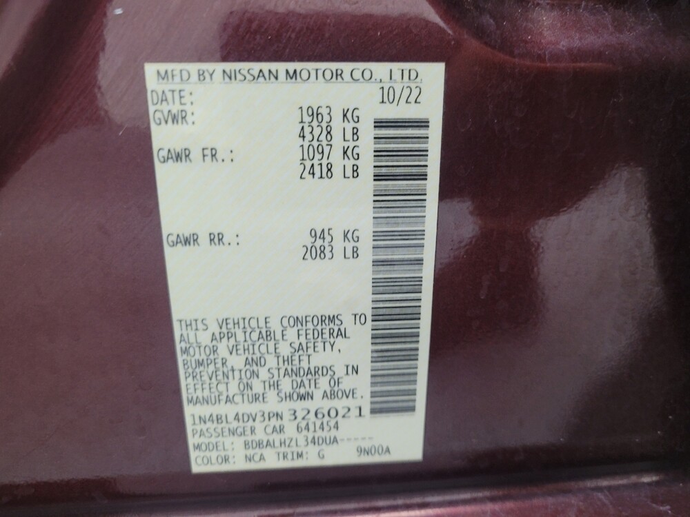 2023 Nissan Altima in Las Vegas, NV 89104 - 18102689 33