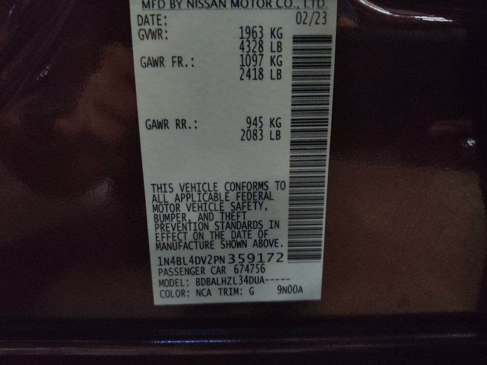 2023 Nissan Altima in Mobile, AL 36606 - 18102735 33