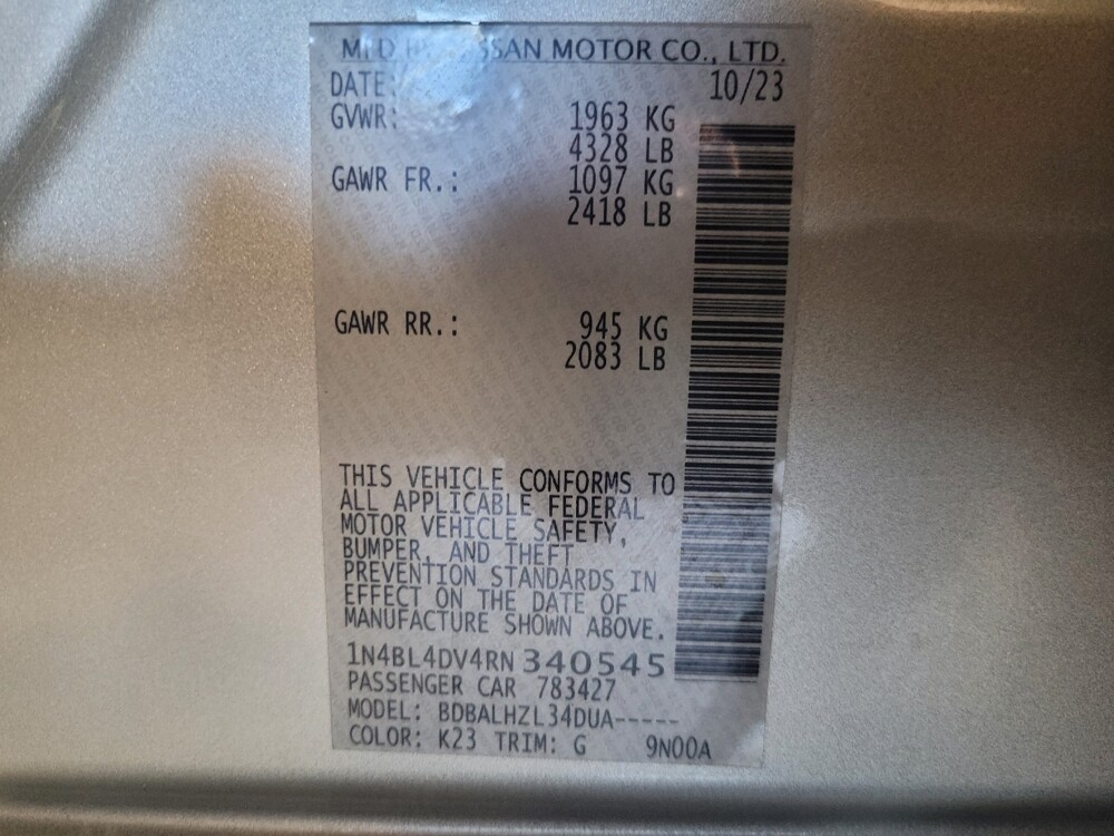 2024 Nissan Altima in Kissimmee, FL 34744 - 18102755 33