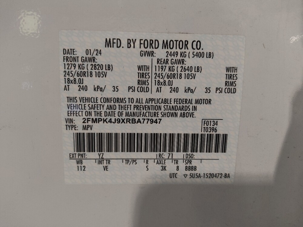 2024 Ford Edge in Columbia, SC 29210 - 18102757 33