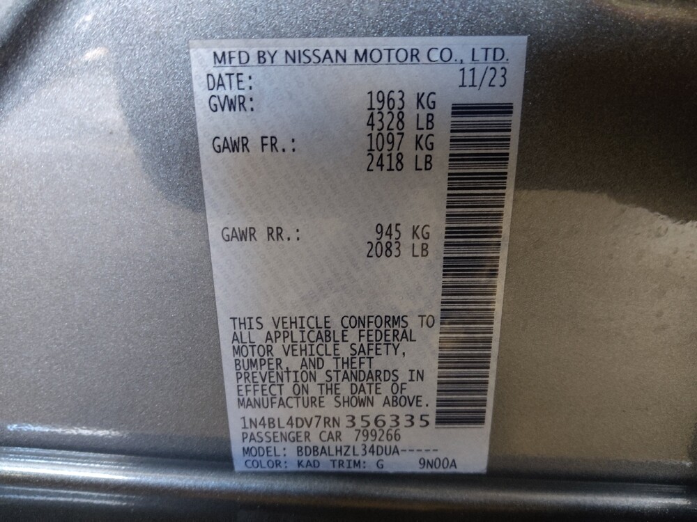 2024 Nissan Altima in Kissimmee, FL 34744 - 18102786 33