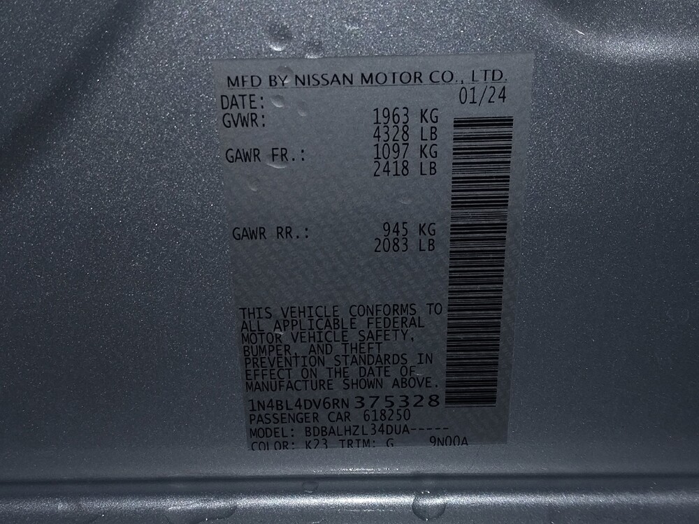 2024 Nissan Altima in Jacksonville, FL 32225 - 18102787 33