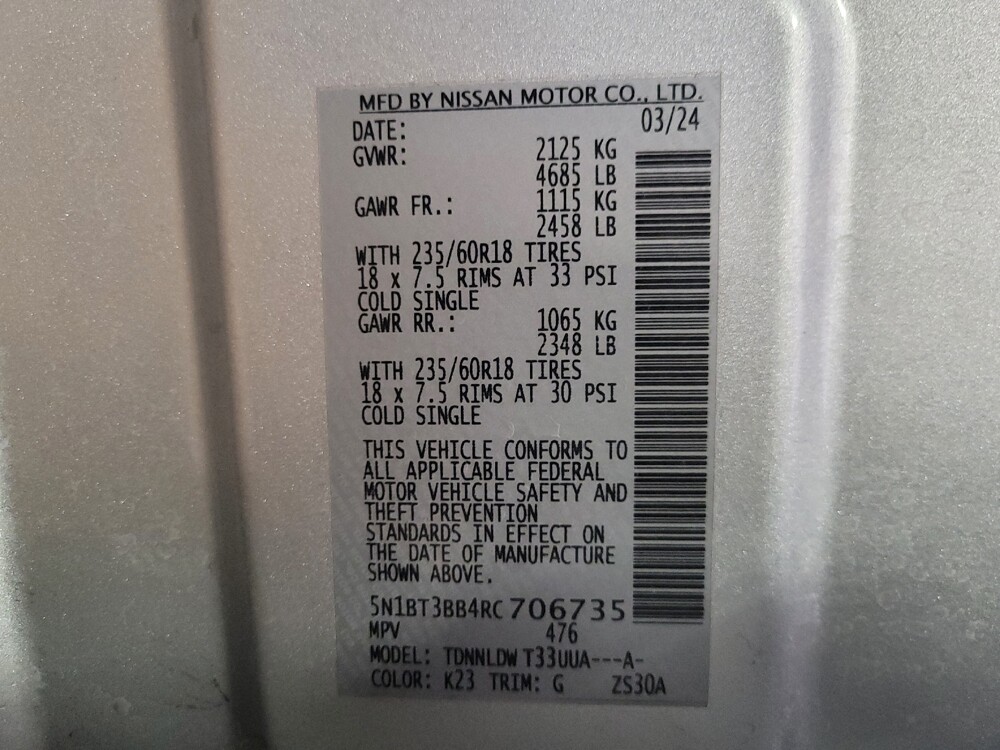 2024 Nissan Rogue in Birmingham, AL 35215 - 18102797 33