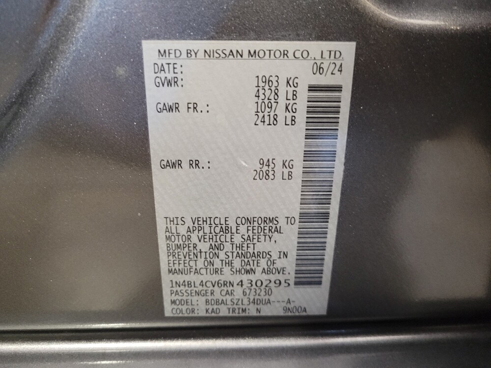 2024 Nissan Altima in Lauderdale Lakes, FL 33313 - 18102804 33