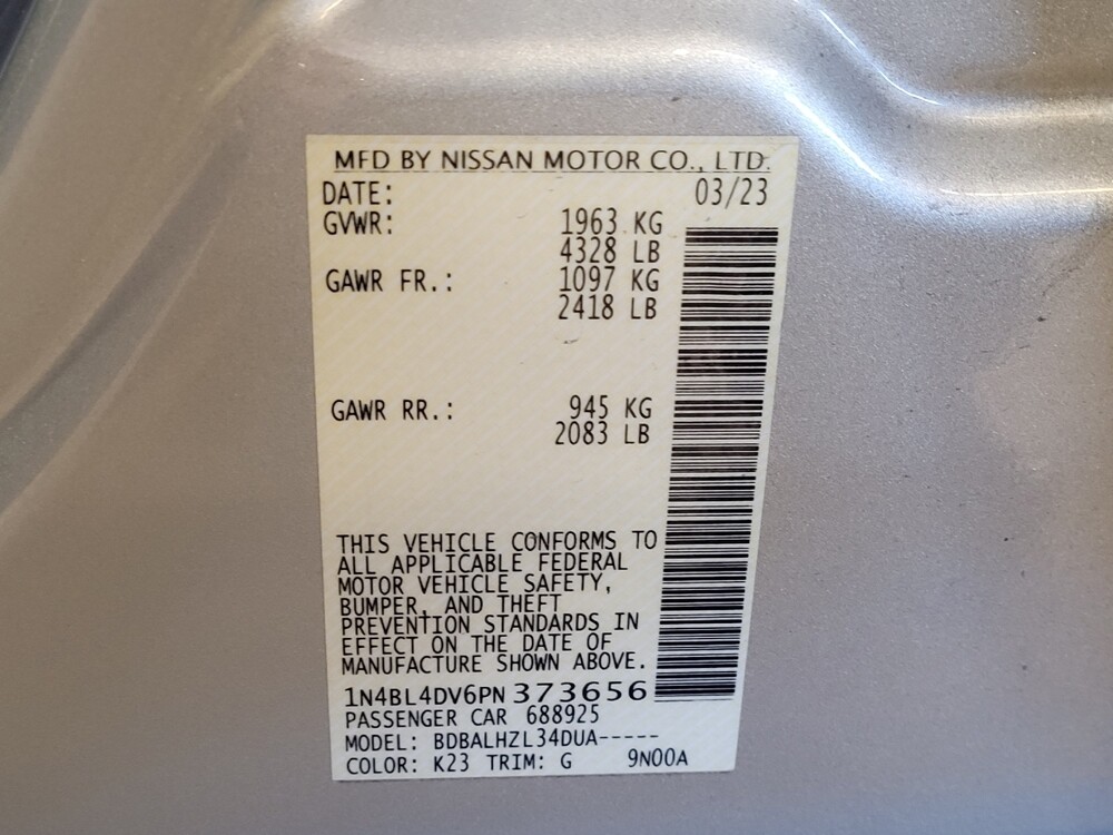 2023 Nissan Altima in Augusta, GA 30907 - 18102821 33