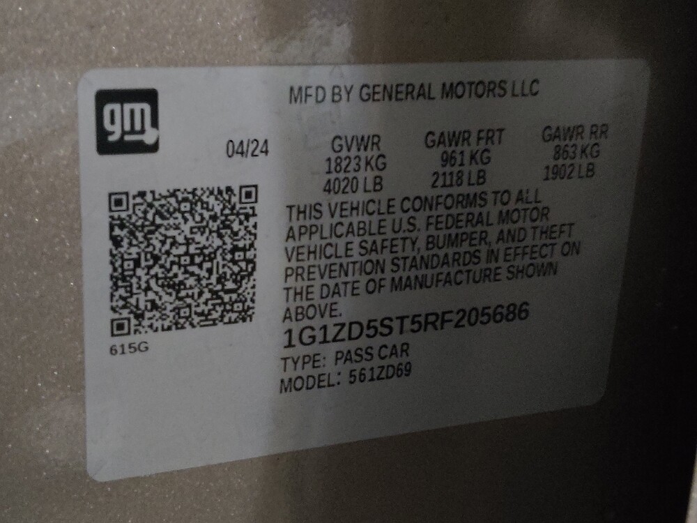 2024 Chevrolet Malibu in Knoxville, TN 37923 - 18102824 33