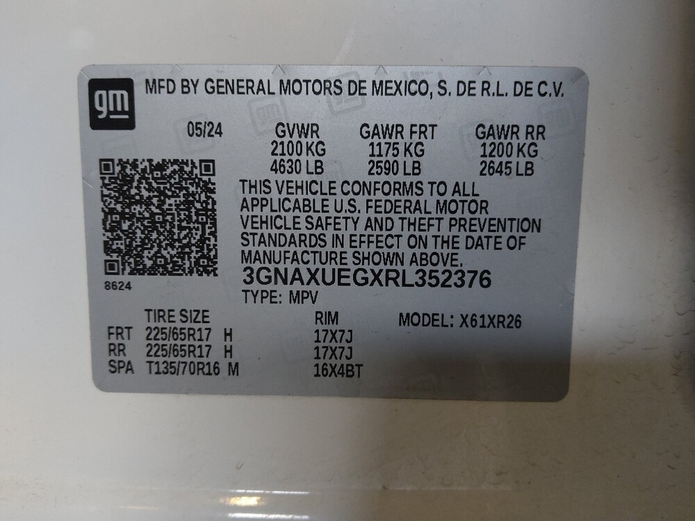 2024 Chevrolet Equinox in West Palm Beach, FL 33409 - 18102826 33