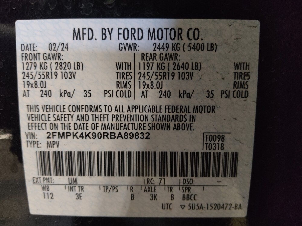 2024 Ford Edge in Augusta, GA 30907 - 18102833 33
