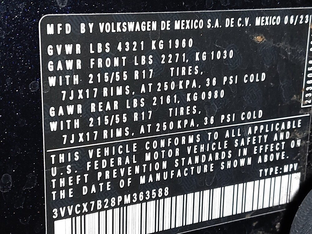 2023 Volkswagen Taos in Miami, FL 33157 - 18102836 33