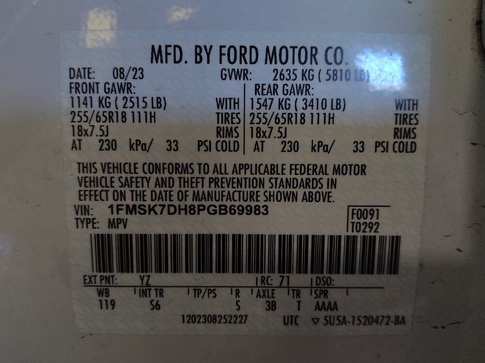 2023 Ford Explorer in Knoxville, TN 37923 - 18102851 33