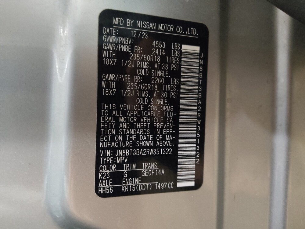 2024 Nissan Rogue in Pensacola, FL 32505 - 18102853 33