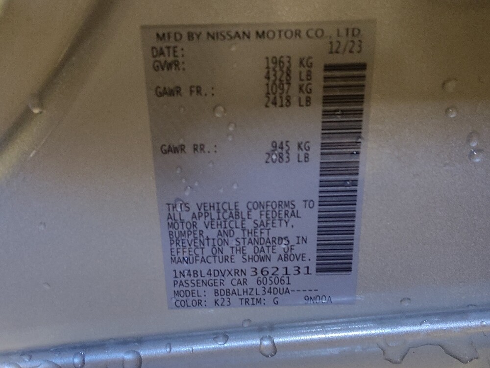 2024 Nissan Altima in Jacksonville, FL 32210 - 18102867 33