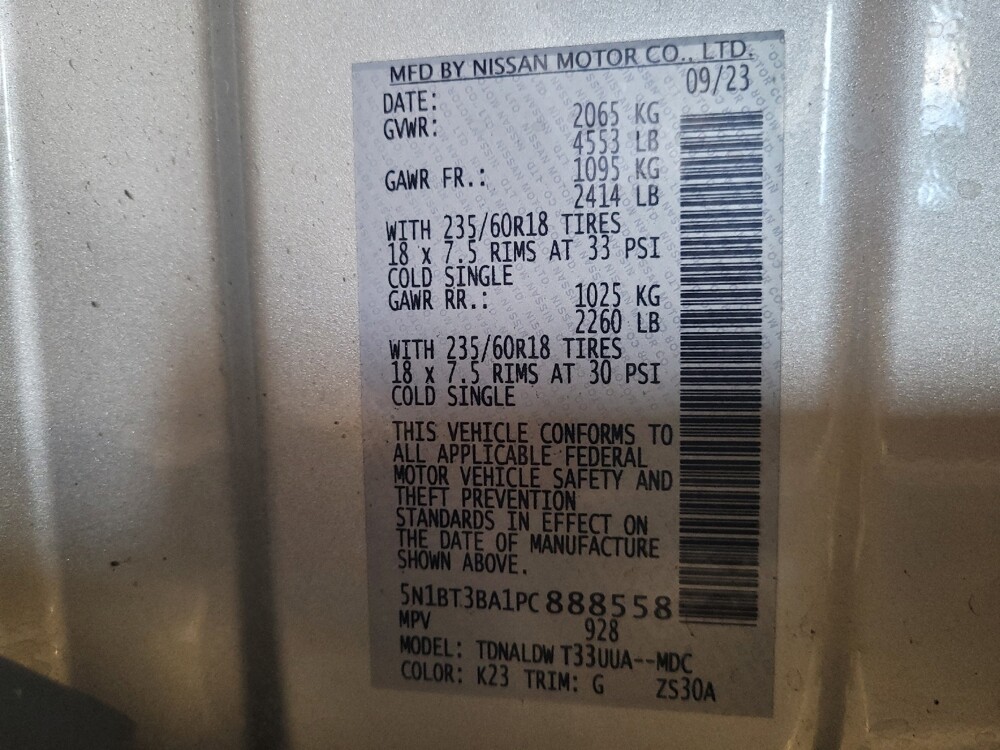 2023 Nissan Rogue in Hialeah, FL 33014 - 18102869 33