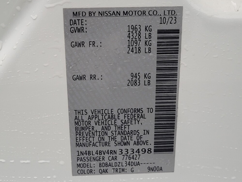 2024 Nissan Altima in Miami, FL 33157 - 18102916 33