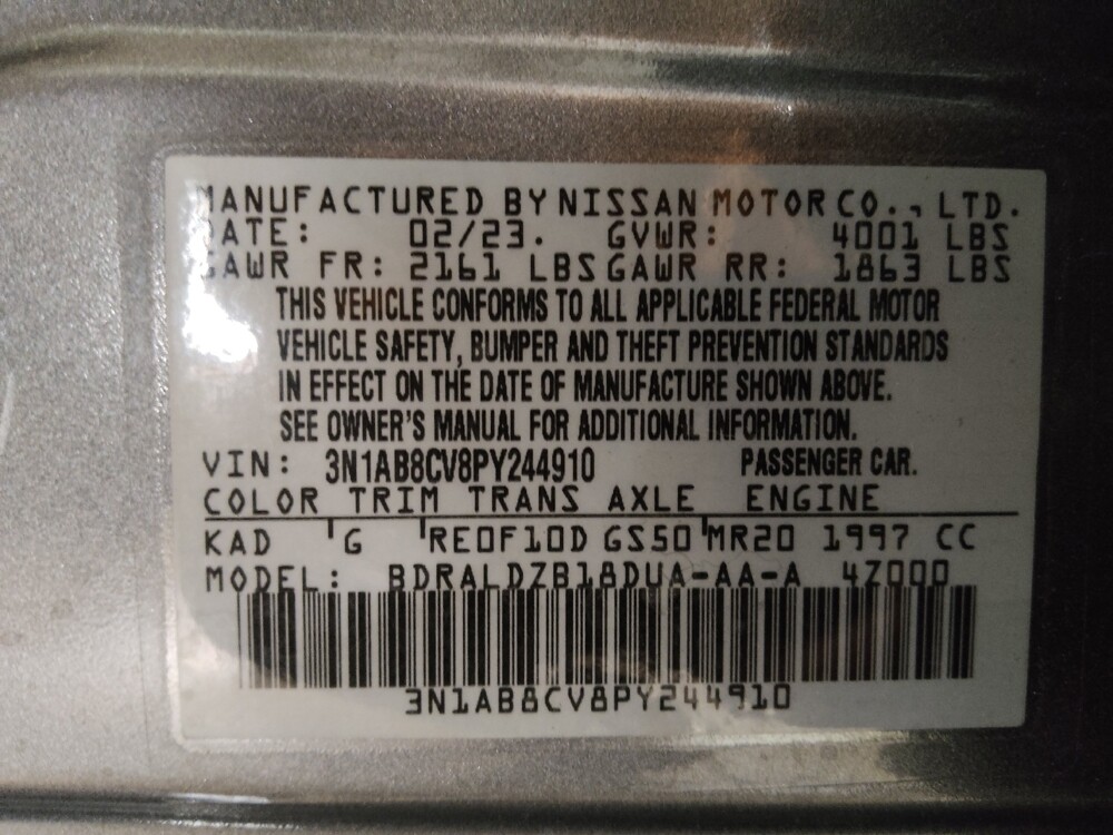 2023 Nissan Sentra in Gainesville, FL 32609 - 18102924 33