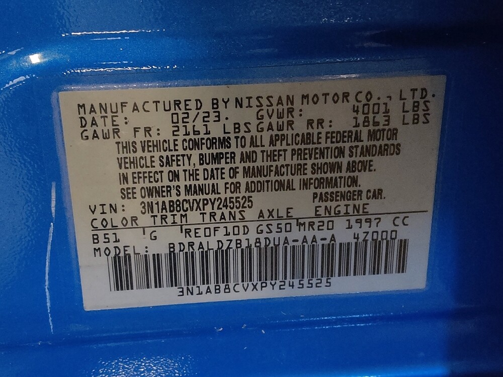 2023 Nissan Sentra in Jacksonville, FL 32225 - 18102928 33