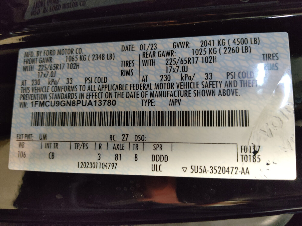 2023 Ford Escape in Charlotte, NC 28213 - 18102929 33