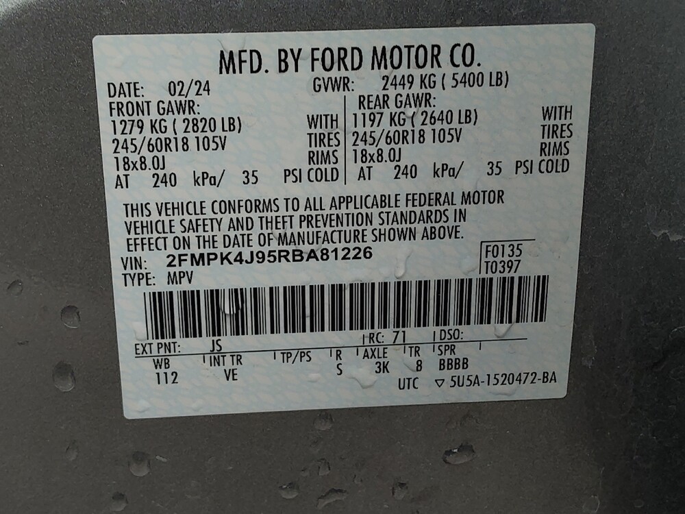 2024 Ford Edge in Charlotte, NC 28213 - 18102995 33