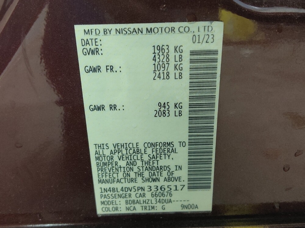 2023 Nissan Altima in Charlotte, NC 28213 - 18103005 33