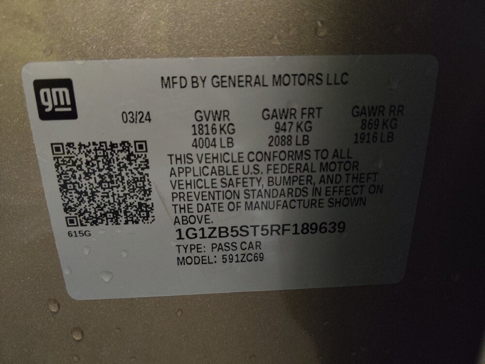 2024 Chevrolet Malibu in Gastonia, NC 28056 - 18103021 33