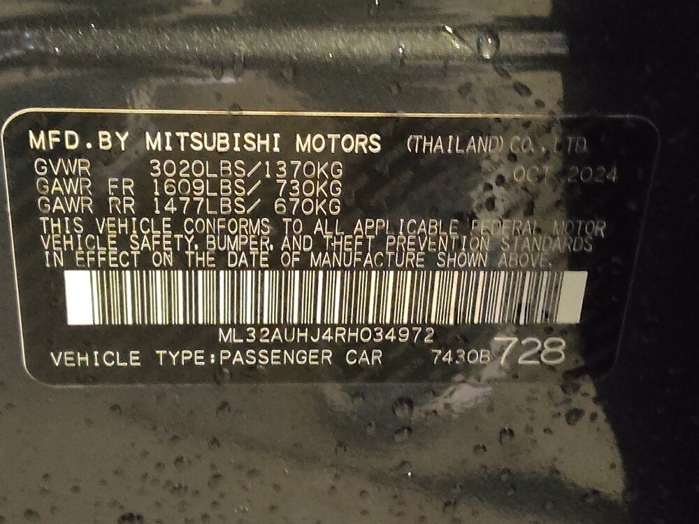 2024 Mitsubishi Mirage in Charlotte, NC 28213 - 18103060 33